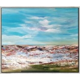 Carmen Lütkehaus: Bild 'Snowmelt' (2023) (Original / Unikat), gerahmt