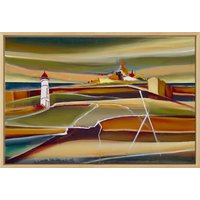 Christin Lutze: Bild 'Weites Land' (2020) (Original / Unikat), gerahmt