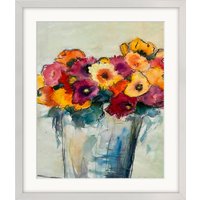 Christine Kremkau: Bild 'Blumen in der Vase' (2013) (Original / Unikat), gerahmt