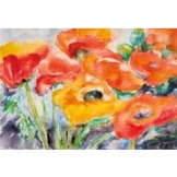 Christine Kremkau: Bild 'Roter Mohn' (2022) (Original / Unikat), ungerahmt