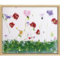 Christine Müller: Bild 'Inspiration durch neue Farben Teil I' (2024) (Original / Unikat), gerahmt