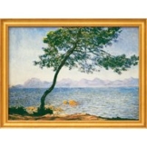 Claude Monet: Bild 'Antibes' (1888), Version goldfarben gerahmt