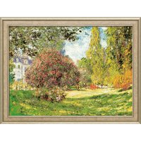 Claude Monet: Bild 'Der Park Monceau' (1876), gerahmt