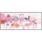 Daniela Flörsheim: Bild 'Flamingos', gerahmt