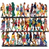 David Gerstein: 3D-Wandskulptur '5th Avenue K' (2017), Aluminium