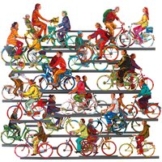 David Gerstein: 3D-Wandskulptur 'City on wheels' (2016), Aluminium