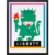 Doppeldenk: Bild 'LIBERTY', Version schwarz gerahmt
