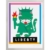 Doppeldenk: Bild 'LIBERTY', Version silberfarben gerahmt