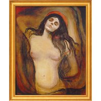Edvard Munch: Bild 'Madonna' (1894), gerahmt