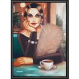 Ekaterina Moré: Bild 'Nostalgia' (2024) (Original / Unikat), gerahmt