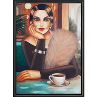 Ekaterina Moré: Bild 'Nostalgia' (2024) (Original / Unikat), gerahmt