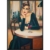 Ekaterina Moré: Bild 'Vin Rouge - A Café Interlude' (2024) (Original / Unikat), gerahmt