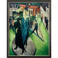 Ernst Ludwig Kirchner: Bild 'Potsdamer Platz' (1914), gerahmt