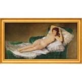 Francisco de Goya: Bild 'Die nackte Maja' (1797-1800), gerahmt