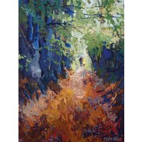Frank Suplie: Bild 'Hohlweg Holnis' (2019) (Original / Unikat), auf Keilrahmen