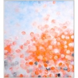 Frederic Paul: Bild 'Orange Lotus' (2024) (Original / Unikat), gerahmt