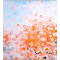 Frederic Paul: Bild 'Orange Lotus' (2024) (Original / Unikat), gerahmt