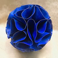 Garda Alexander: Bild 'Seed - The Power of Blue', gerahmt, Skulptur