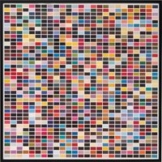 Gerhard Richter: Bild '1025 Farben' (1974), gerahmt