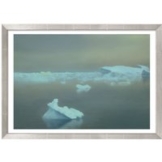 Gerhard Richter: Bild 'Eis' (1981), Version silberfarben gerahmt