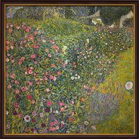 Gustav Klimt: Bild 'Italienische Gartenlandschaft' (1913), gerahmt