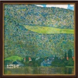 Gustav Klimt: Bild 'Litzlberg am Attersee' (1915), gerahmt
