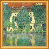 Gustav Klimt: Bild 'Schloss Kammer am Attersee III' (1910), gerahmt