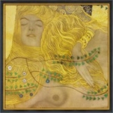 Gustav Klimt: Bild 'Wasserschlangen I' (1904-07), gerahmt