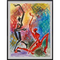 Helge Leiberg: Bild 'Komm hoch' (2010) (Original / Unikat), gerahmt