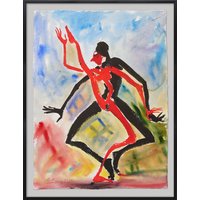 Helge Leiberg: Bild 'Tanz mit mir' (2010) (Original / Unikat), gerahmt