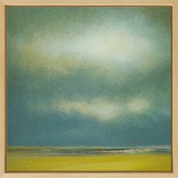 Hinrich JW Schüler: Bild 'Abstrakte Landschaft VI-2010' (2010) (Original / Unikat), gerahmt