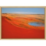 Hinrich JW Schüler: Bild 'Abstrakte Landschaft XX-2019' (2019) (Original / Unikat), gerahmt