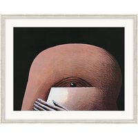 Horst Antes: Bild 'Halber Kopf' (1974), gerahmt