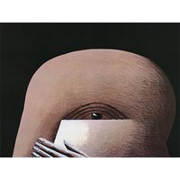 Horst Antes: Bild 'Halber Kopf' (1974), ungerahmt