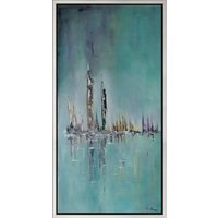 Irina Brettmann: Bild 'Colorful World I' (2020) (Original / Unikat), gerahmt