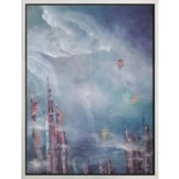Irina Brettmann: Bild 'Colorful World II' (2020) (Original / Unikat), gerahmt