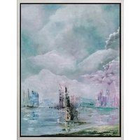 Irina Brettmann: Bild 'Colorful World III' (2020) (Original / Unikat), gerahmt