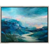 Irina Laube: Bild 'Evening in the Mountains' (2020) (Original / Unikat), gerahmt