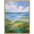 Irina Laube: Bild 'Green Coast' (2024) (Original / Unikat), gerahmt