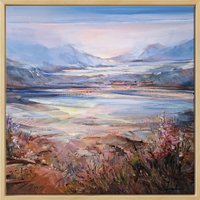 Irina Laube: Bild 'Tender Evening Hours' (2024) (Original / Unikat), gerahmt