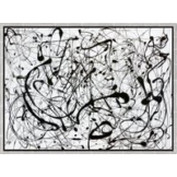 Jackson Pollock: Bild 'Number 14: Gray' (1948), gerahmt