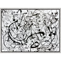 Jackson Pollock: Bild 'Number 14: Gray' (1948), gerahmt
