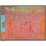 Jens Wohlrab: Bild 'Quintett Red' (2009) (Original / Unikat), gerahmt