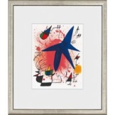 Joan Miró: Bild 'L'étoile bleu - Der blaue Stern', 1972, gerahmt