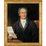 Joseph Karl Stieler: Bild 'Goethe' (1828), gerahmt