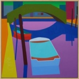 Julia Steinberg: Bild 'Canale 17' (2015) (Original / Unikat), gerahmt