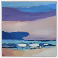 Kai Quedens: Bild 'Nuurdsia (Nordsee)' (2025) (Original / Unikat), gerahmt