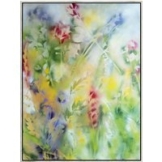 Kathrin May: Bild 'Im Blumenmeer' (2021) (Original / Unikat), gerahmt