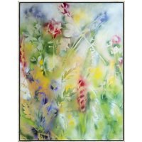 Kathrin May: Bild 'Im Blumenmeer' (2021) (Original / Unikat), gerahmt
