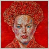 Katja Nordmeyer: Bild 'Maria' (2023) (Original / Unikat), gerahmt